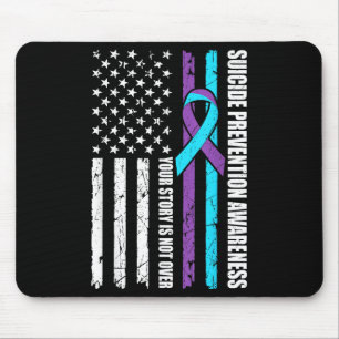 Flagge des Monats der Suizidpräventionsaufklärung Mousepad