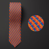 Flagge des mongolischen Musters Krawatte