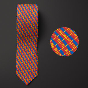 Flagge des mongolischen Musters Krawatte