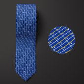 Flagge des Nauru-Musters Krawatte