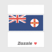 Flagge des neuen Südwales Aufkleber (Blatt)