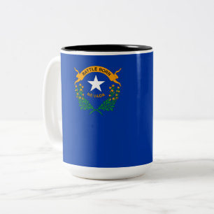 Flagge des Nevada-Staat Zweifarbige Tasse
