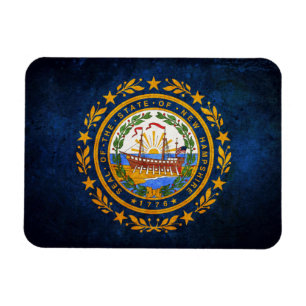 Flagge des New Hampshire Magnet