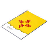 Flagge des New Mexiko Notizblock (Linke Seite)