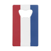 Flagge des niederländischen geldkarten flaschenöffner (Vorderseite)