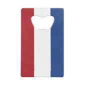 Flagge des niederländischen geldkarten flaschenöffner (Rückseite)