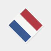 Flagge des niederländischen Papiers Napkins Serviette (Ecke)