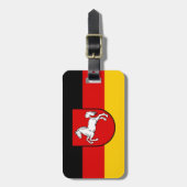 Flagge des Niedersächsischen Gepäcks Gepäckanhänger (Vorderseite vertikal)