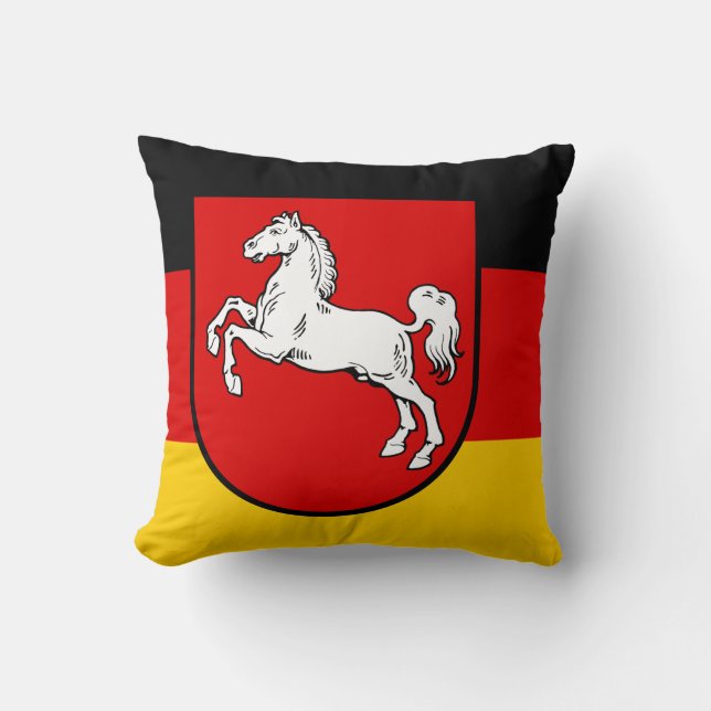 Flagge des Niedersächsischen Kissen (Vorderseite)