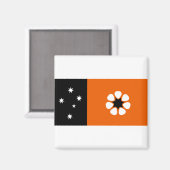 Flagge des nördlichen Hoheitsgebiets, Australien Magnet (Vorderseite/Rückseite)