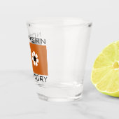 Flagge des nördlichen Hoheitsgebiets (AUSTRALIEN) Schnapsglas (Rechts)