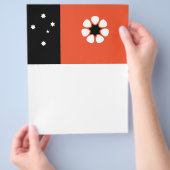 Flagge des nördlichen Hoheitsgebiets Flyer (Hand)