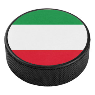 Flagge des nordrhein-westfälischen Hockeypucks Eishockey Puck