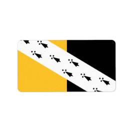 Flagge des Norfolk-Landkreises, England Adressaufkleber