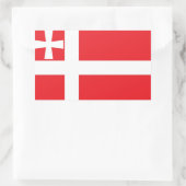 Flagge des Oblast Volyn, Ukraine Rechteckiger Aufkleber (Tasche)