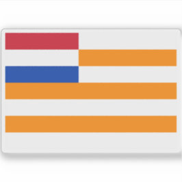 Flagge des Orangen freien Staat, Afrika Aufkleber
