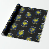 FLAGGE DES OREGON-BIBER-STAAATES GESCHENKPAPIER (Ungerollt)