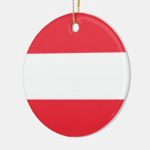 Flagge des österreichischen Ornaments Keramikornament (Links)