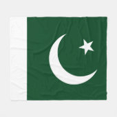 Flagge des pakistanischen Medium Fleecedecke (Vorderseite (Horizontal))