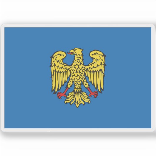 Flagge des Patriarchen Staat von Friaul (1077-1420 Aufkleber (Vorderseite)