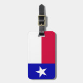 Flagge des personalisierten Gepäck-Umbaus Texas Gepäckanhänger (Vorderseite vertikal)