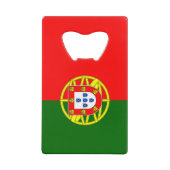 Flagge des Portugal-Kreditkarte-Flaschen-Öffners Kreditkarten Flaschenöffner (Vorderseite)