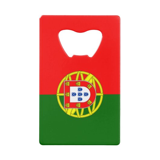 Flagge des Portugal-Kreditkarte-Flaschen-Öffners Kreditkarten Flaschenöffner (Vorderseite)