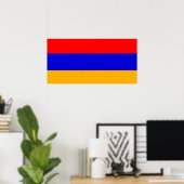 Flagge des Posters Armenien Poster (Heimbüro)