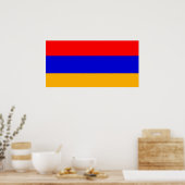 Flagge des Posters Armenien Poster (Küche)