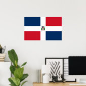 Flagge des Posters Dominica Poster (Heimbüro)