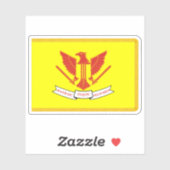 Flagge des Präsidenten der Republik Vietnam Aufkleber (Blatt)