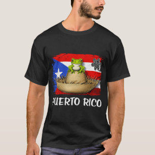Flagge des Puerto Rico Coqui T-Shirt