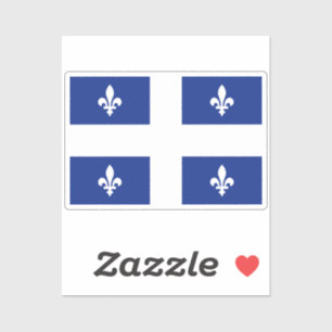 Flagge des Quebec-Aufklebers Aufkleber