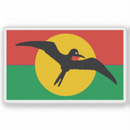 Flagge des Rates von Barbuda, Antigua und Barbuda Aufkleber