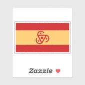 Flagge des Reiches Aufkleber (Blatt)