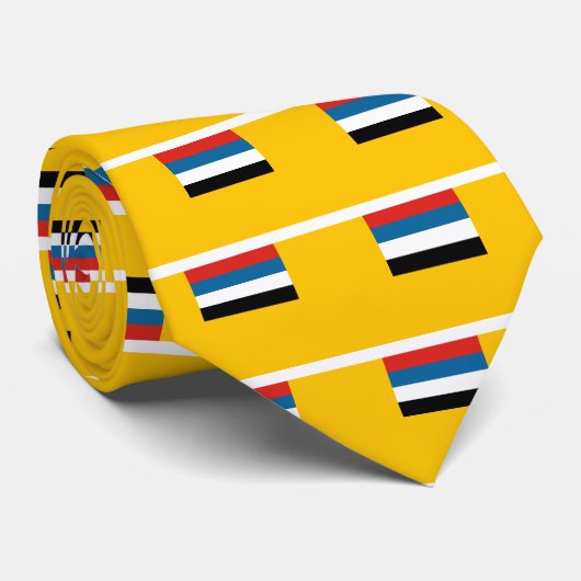 Flagge des Reiches von Manchukuo 滿洲國; 满洲国; 滿洲国 Krawatte (Gerollt)