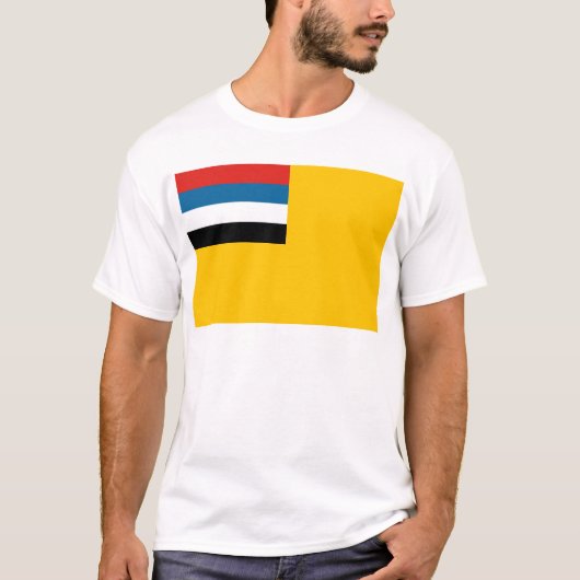 Flagge des Reiches von Manchukuo 滿洲國; 满洲国; 滿洲国 T-Shirt (Vorderseite)