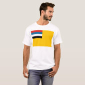 Flagge des Reiches von Manchukuo 滿洲國; 满洲国; 滿洲国 T-Shirt (Vorne ganz)