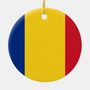 Flagge des rumänischen Ornaments Keramik Ornament