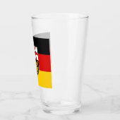 Flagge des Saarland-Glases Glas (Links)