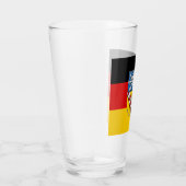 Flagge des Saarland-Glases Glas (Rechts)