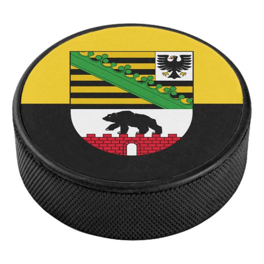 Flagge des Saarland Hockey Puck (3/4)