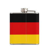 Flagge des Saarland-Hüftkolben Flachmann (Rückseite)