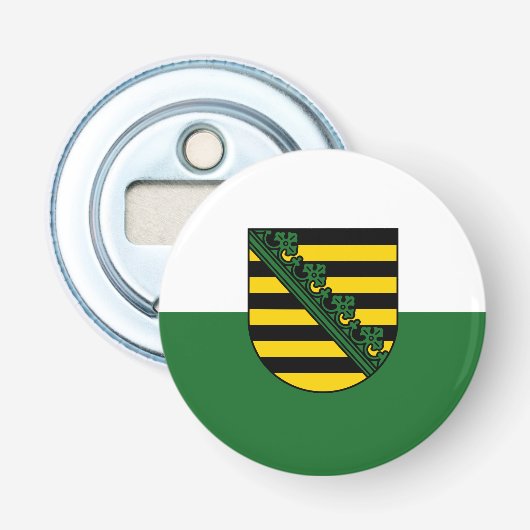 Flagge des sächsischen Flaschenöffners Flaschenöffner (Vorderseite)