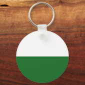 Flagge des sächsischen Schlüsselanhängers Schlüsselanhänger (Vorderseite)