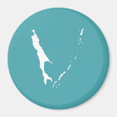 Flagge des Sakhalin-Gebiets Magnet (Vorne)