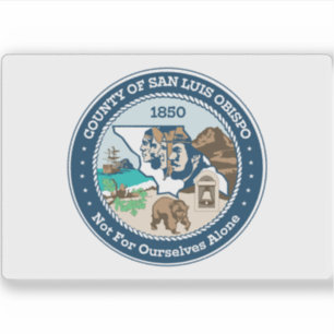 Flagge des San Luis Obispo County, Kalifornien Aufkleber