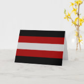 Flagge des Satanismus Karte (Gelbe Blume)