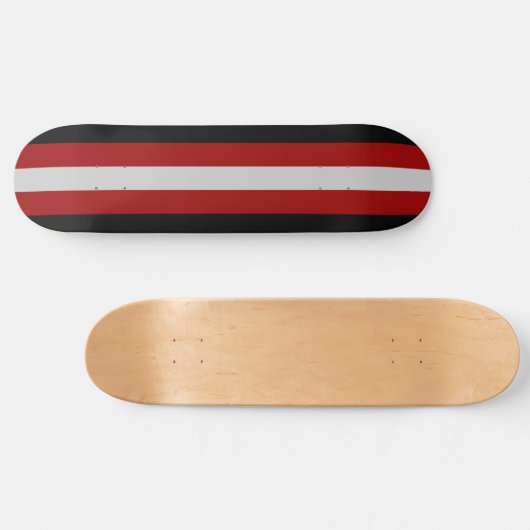 Flagge des Satanismus Skateboard (Horizontal)