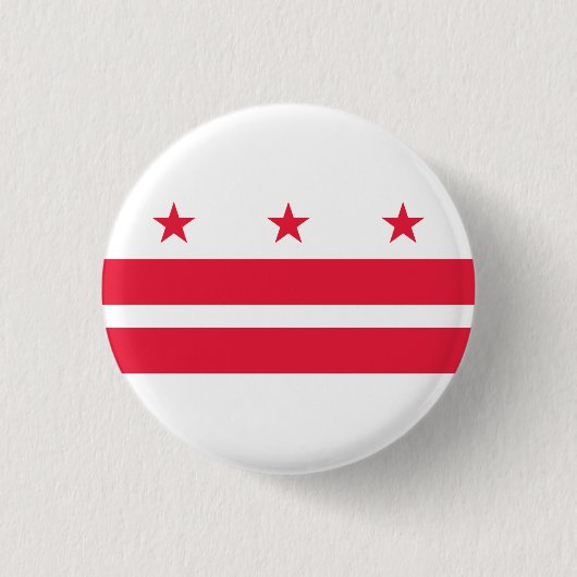 Flagge des Schlüsselanhängers District of Columbia Button (Vorderseite)